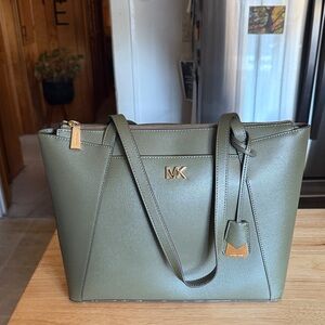 Michael Kors Sage Green Tote Bag